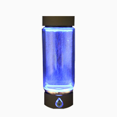 Selling Top Healthy Intelligent Colorful Light Electric Hydrogen Water Glass Bottle SPE Portable HHO Water Generator